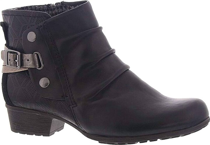 Rockport Women's Gratasha Hardware Boots In Black