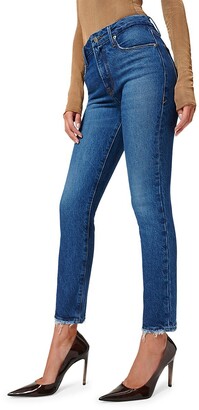 Good American Good Classic Slim Cropped Jeans