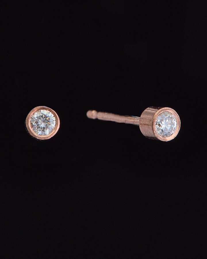 Italian Gold 14K 0.15 Ct. Tw. Diamond Studs