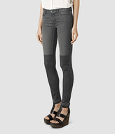 Thumbnail for your product : AllSaints Mast Jeans/Panel Grey