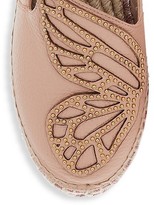 Thumbnail for your product : Sophia Webster Bibi Butterfly Leather Espadrilles