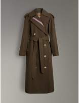 Thumbnail for your product : Burberry Striped Ribbon Gabardine Oversized Trench Coat