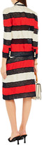 Thumbnail for your product : Gucci Tie-neck Paneled Silk-twill And Lace Blouse
