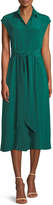 Thumbnail for your product : Diane von Furstenberg Sleeveless Belted Button-Front Shirtdress