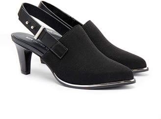 United Nude Dorothy Mid Black Pointed Mules