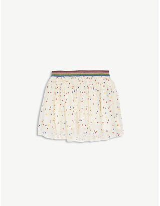 Stella McCartney Honey polka-dot mesh skirt 4-16 years