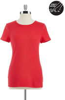 Thumbnail for your product : Lord & Taylor Scoop Neck Tee