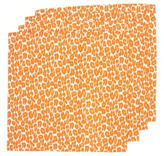 Dransfield and Ross Leopard Print Dinner Napkins