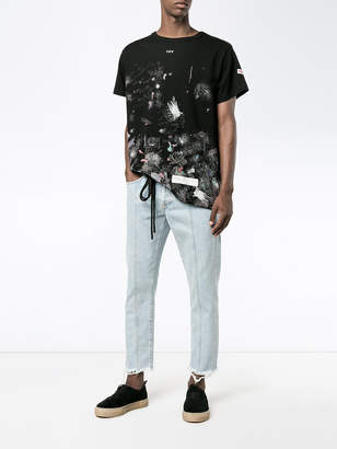 Off-White stain print T-shirt