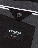 Thumbnail for your product : Express Extra Slim Charcoal Wool-Blend Performance Suit Jacket