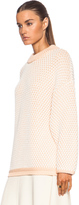 Thumbnail for your product : Chloé Structured Cotton Knit Oversized Cotton-Blend Sweater