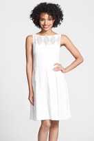Thumbnail for your product : Maggy London Embroidered Mesh Fit & Flare Dress (Regular & Petite)
