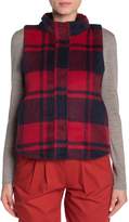 Thumbnail for your product : FAVLUX Buffalo Plaid Hooded Vest