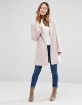 Thumbnail for your product : ASOS Petite PETITE Textured Coat in Relaxed Fit
