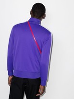 Thumbnail for your product : Palm Angels Logo-Print Zip-Up Track Jacket