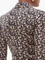 Thumbnail for your product : Dodo Bar Or Paya Floral-print Stretch-jersey Shirt - Black White
