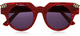 Thumbnail for your product : House of Holland Fister V2 round-frame acetate sunglasses