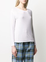 Thumbnail for your product : Zucca Fine Knit Scalloped Hem Top