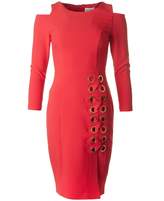 Thumbnail for your product : Bourne Cold Shoulder Lace Up Detail Dress