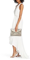 Thumbnail for your product : Rebecca Minkoff Leo Metallic Leather Envelope Clutch