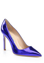 Thumbnail for your product : Manolo Blahnik BB Metallic Leather Pumps