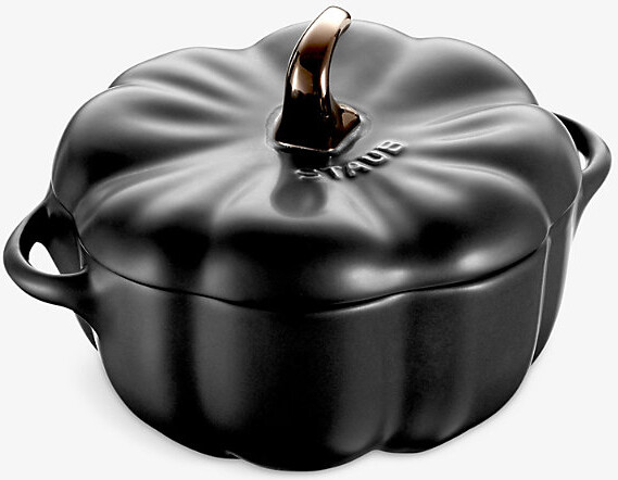 Staub Black Pumpkin Ceramic Cocotte 12cm