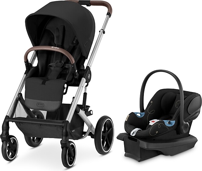 CYBEX Balios S Lux Travel System Stroller + Lightweight Aton G Infant Car Seat