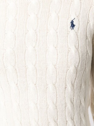 Polo Ralph Lauren Embroidered Logo Cable-Knit Jumper