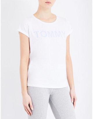 Tommy Hilfiger Patch-appliqué organic cotton-jersey T-shirt