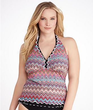 Gottex Party Time Wire-Free Halter Tankini Top Plus Size