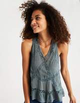Thumbnail for your product : American Eagle Outfitters AE Lace-Paneled Tank