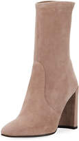 Thumbnail for your product : Stuart Weitzman Clinger Stretch-Suede Bootie