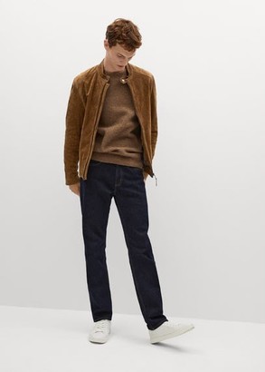mango suede jacket mens