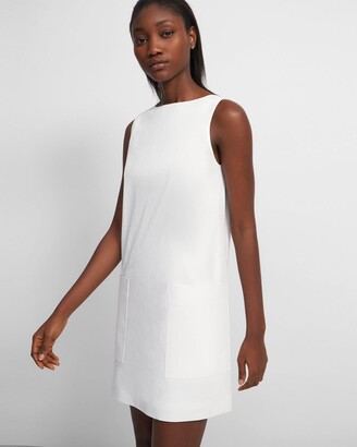 Theory Mod Shift Dress in Good Linen - ShopStyle