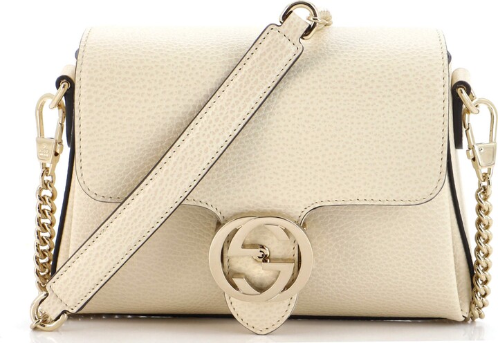 Gucci, Bags, Gucci Interlocking Chain Leather Shoulder Bag