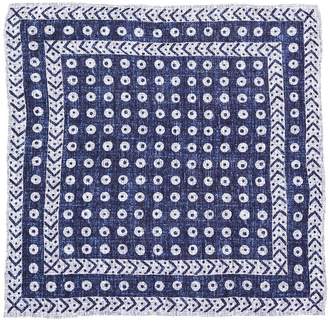Brunello Cucinelli abstract pattern scarf
