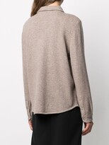 Thumbnail for your product : 12 Storeez Cashmere-Wool Blend Knitted Shirt