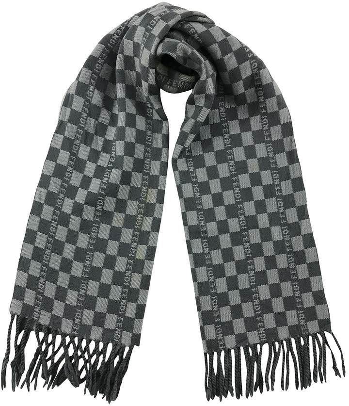 grey fendi scarf