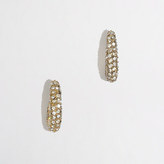 Thumbnail for your product : J.Crew Factory Factory small crystal hoop earrings