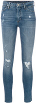 Calvin Klein - distressed skinny jeans