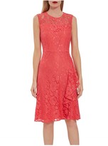 Thumbnail for your product : Gina Bacconi Lilita Corded Lace Waterfall Frill Dress