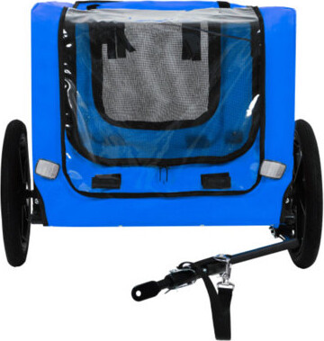 PRIME PLUMBING INCORPORATED Pet Bike Trailer Dog Cart for Bicycle,Suitable for Small and Medium Pets, Easy Folding Cart Frame, Quick Release Wheel, Non-Slip Floor, Internal Leash