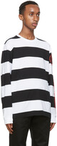 Thumbnail for your product : Burberry Black & White Laxley Long Sleeve T-Shirt