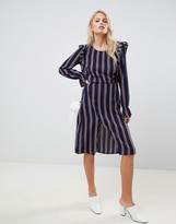 Thumbnail for your product : Vila stripe co-ord skirt