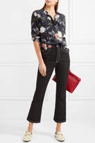 Thumbnail for your product : Equipment Slim Signature Floral-print Washed-silk Shirt