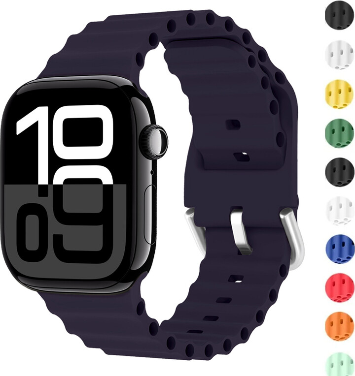 RMUTANE for Apple Watch 10 Band 46mm 45mm 42mm 44mm Ultra 2 49mm 40mm 41mm Wristband Correa bracelet iWatch Series 9 8 7 6 SE 5 4 Straps