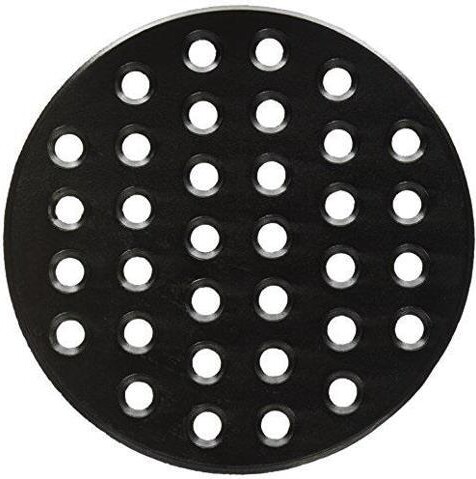 Music City Metals 99901 Cast Iron Heat Plate Replacement For Gas Grill Model Big Green Egg Large