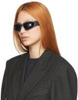 Thumbnail for your product : Balenciaga Black Oval Sunglasses