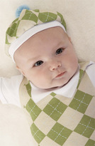 Thumbnail for your product : Baby Aspen 'Sweet Tea' Bodysuit, Booties & Hat Set (Baby Boys)