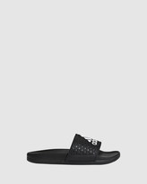 Thumbnail for your product : adidas Boy's Black Sandals - Adilette Comfort - Size One Size, 1 at The Iconic
